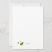 Gingerbread Wreath Holiday Verjaardagsfeest Kaart (Achterkant)