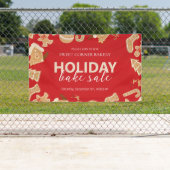 Gingerbread Xmas Bakkerij Holiday Sale Spandoek (Insitu)