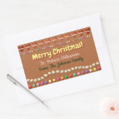 Gingerbread Xmas Gift Label (Envelop)