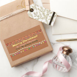 Gingerbread Xmas Gift Label