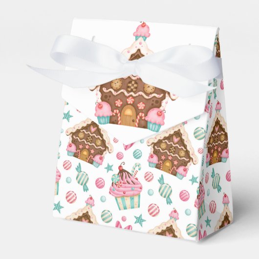 Gingerbreadhuis Bedankdoosjes (Voorkant Zijde)