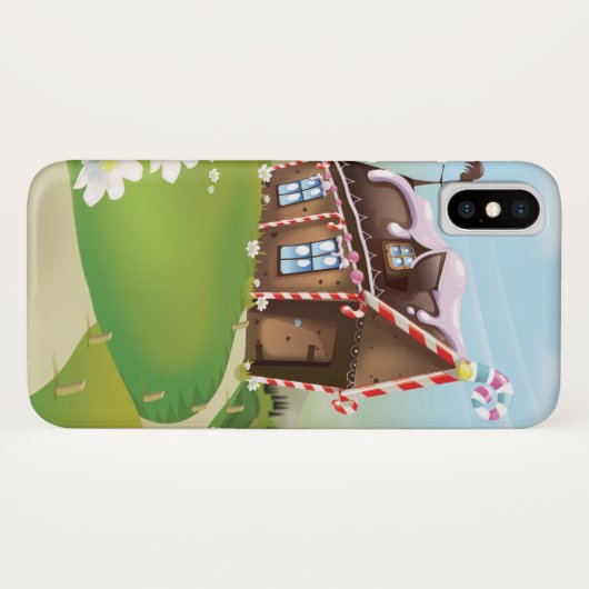 Gingerbreadhuis Case-Mate iPhone Case (Achterkant (horizontaal))