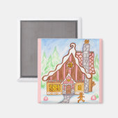 gingerbreadhuis golf magnet (Voorkant / Achterkant)