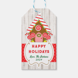 Gingerbreadhuis Hanglabel Cadeaulabel