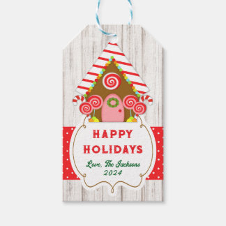Gingerbreadhuis Hanglabel Cadeaulabel