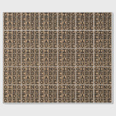 Gingerbreadhuis, Kerstactiviteit Cadeaupapier (Vlak)