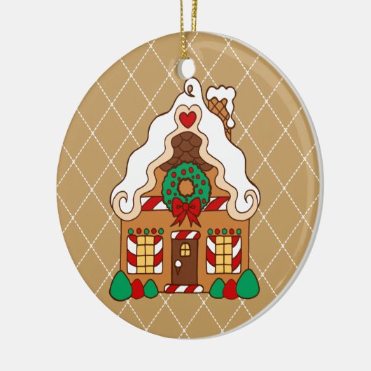 Gingerbreadhuis Ornament (Links)