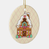 Gingerbreadhuisornament Keramisch Ornament (Rechts)