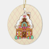 Gingerbreadhuisornament Keramisch Ornament (Links)