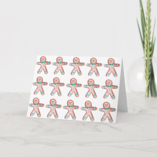 Gingerbreadkunst voor een goed doel kaart (Voorkant)