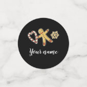 Gingerbreadman Love Confetti (Kleine voorkant)