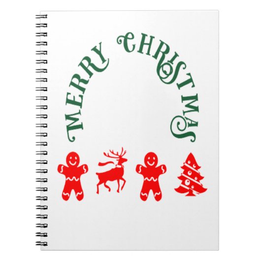 Gingerbreadman Notitieboek (Voorkant)