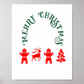 Gingerbreadman Poster (Voorkant)