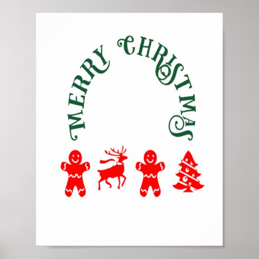 Gingerbreadman Poster (Voorkant)