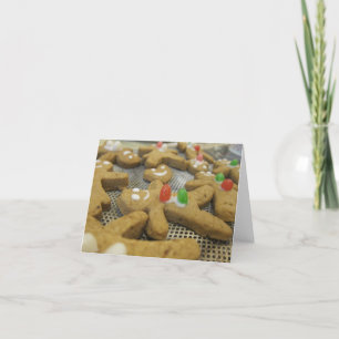 gingerbreadmen feestdagen kaart