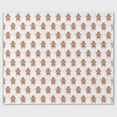 Gingerbreald- en snoeprietpapier cadeaupapier (Vlak)