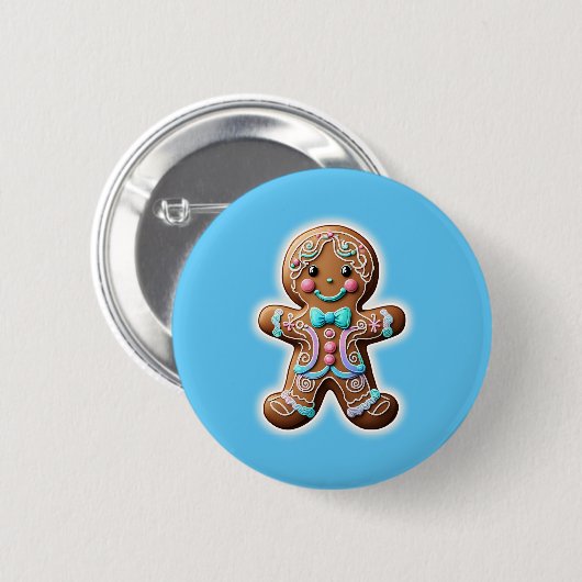 GingerBrooBoy Ronde Button 5,7 Cm (Voorkant /achterkant)