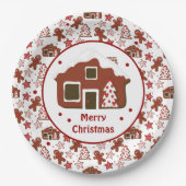 Gingerbrood Aangepast Papieren Bordje (Voorkant)