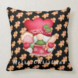 Gingerbrood Aanpassen Tekst en Kleur 20-inch X20" Kussen