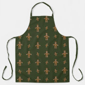 Gingerbrood All-Over Print Apron voor mannen Schort (Voorkant)
