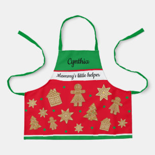 Gingerbrood All-Over Print Apron voor meisjes Schort