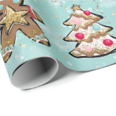 Gingerbrood Angel Kerstkoekje Cadeaupapier (Rol Hoek)