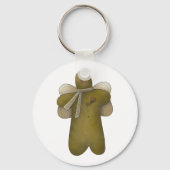 Gingerbrood Angel met Wings Sleutelhanger (Voorkant)