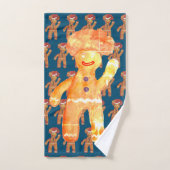 Gingerbrood Bad Handdoek (Handdoek)