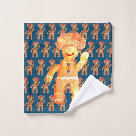 Gingerbrood Bad Handdoek (Wasdoekje)