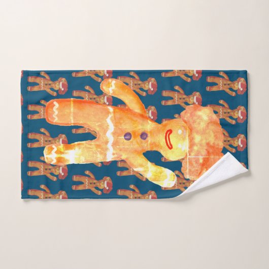 Gingerbrood Bad Handdoek (Handdoek)