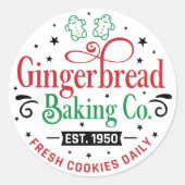 Gingerbrood Baking Company Sticker (Voorkant)