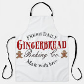 Gingerbrood bakkerij schort (Voorkant)