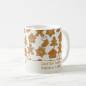 Gingerbrood Bisiscuits - Gepersonaliseerd kerstfee Koffiemok (Voorkant rechts)