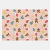 Gingerbrood - Blush Inpakpapier Vel (Voorkant 3)