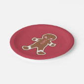 Gingerbrood Borden Papieren Bordje (Gekanteld)