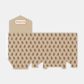 GingerBrood Boys Favor Box Bedankdoosjes (Uitgevouwen)