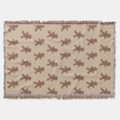 GingerBrood Boys Throw Blanket Deken (Voorkant)