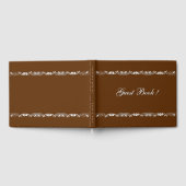 Gingerbrood Bruin en White Design Guest Book Gastenboek (Volledig)