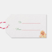 Gingerbrood Cadeaulabel (Achterkant Horizontaal)