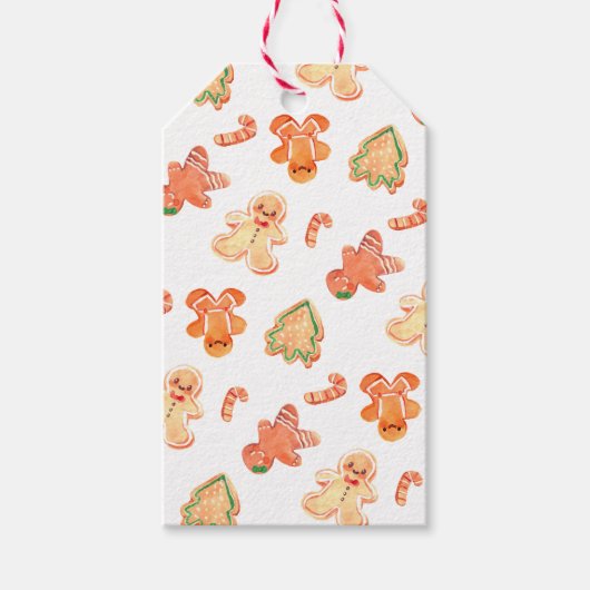 Gingerbrood Cadeaulabel (Voorkant)