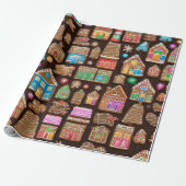 Gingerbrood Cadeaupapier (Uitgerold)