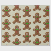Gingerbrood Cadeaupapier (Vlak)