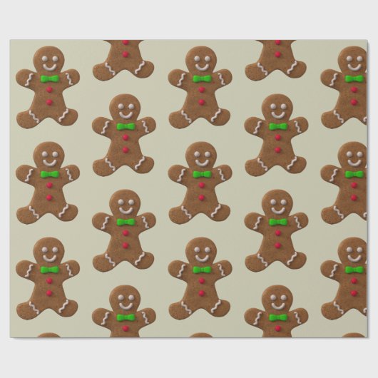 Gingerbrood Cadeaupapier (Vlak)