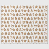 Gingerbrood Cadeaupapier (Vlak)