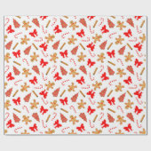 Gingerbrood Cadeaupapier (Vlak)
