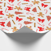 Gingerbrood Cadeaupapier (Hoek)