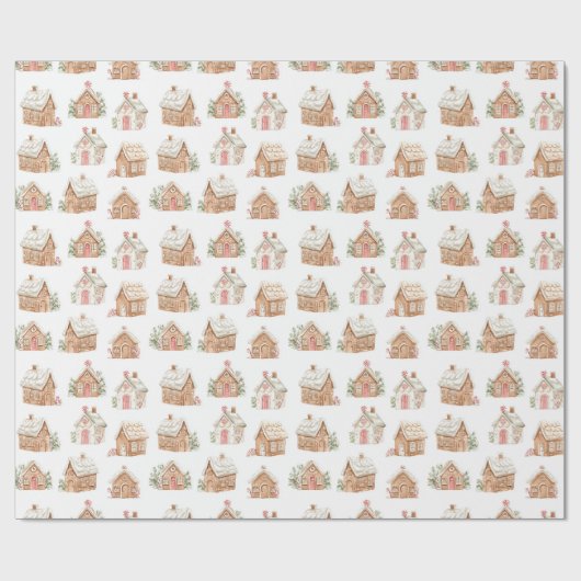 Gingerbrood Cadeaupapier (Vlak)