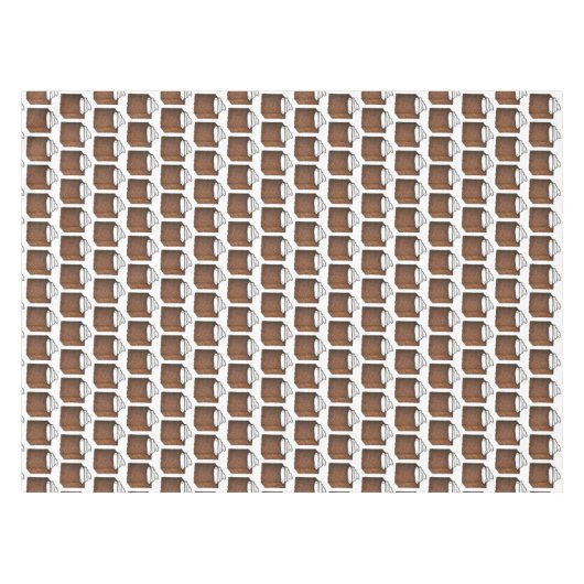 Gingerbrood Cake Slice-kerstcadeaudag Tafelkleed (Voorkant (Horizontaal))