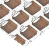 Gingerbrood Cake Slice-kerstcadeaudag Tafelkleed (Gekanteld)