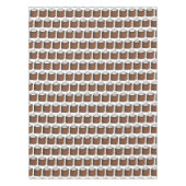 Gingerbrood Cake Slice-kerstcadeaudag Tafelkleed (Voorkant)